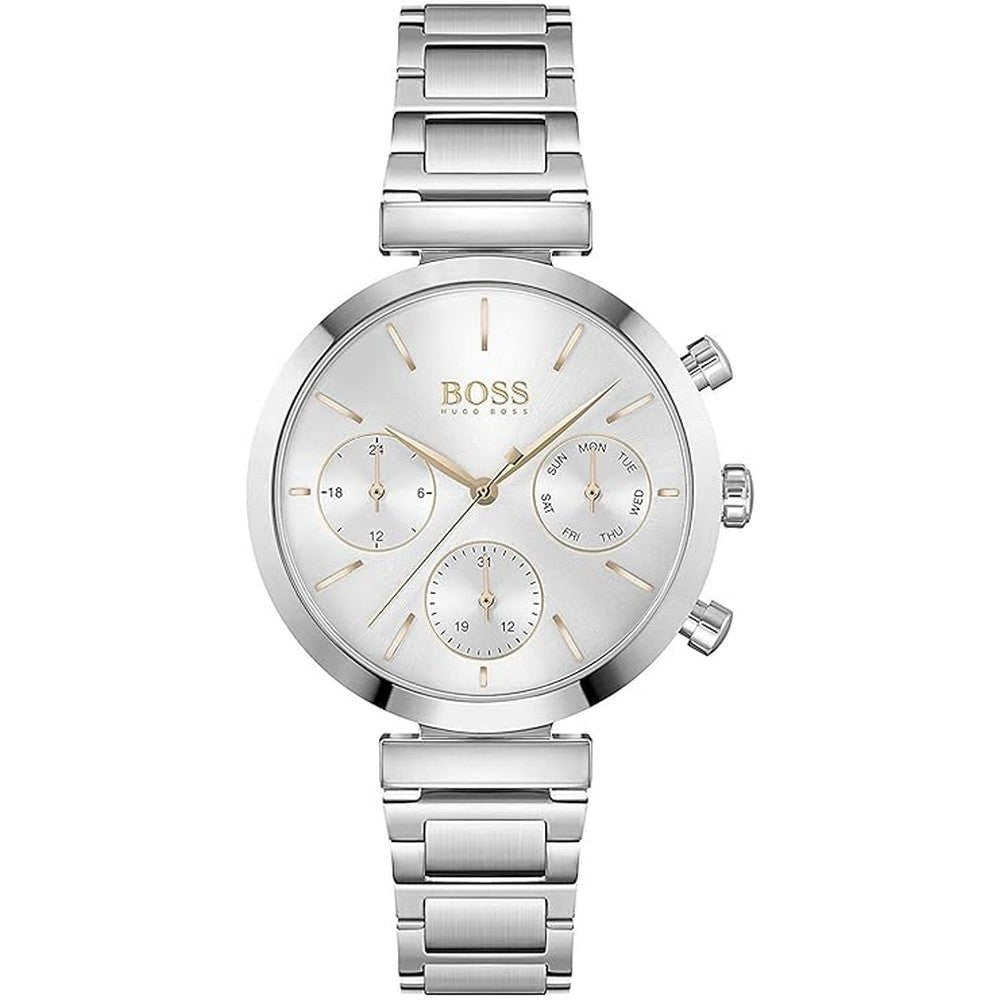 Hugo Boss Flawless Analogue Quartz Silver Stainless Steel Strap Women's Watch 1502530 Hugo Boss