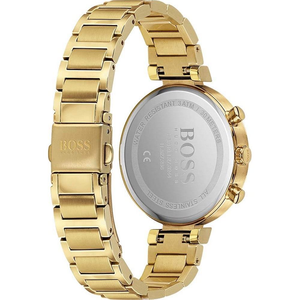 Hugo Boss Flawless Analogue Quartz Gold Stainless Steel Strap Women's Watch 1502532