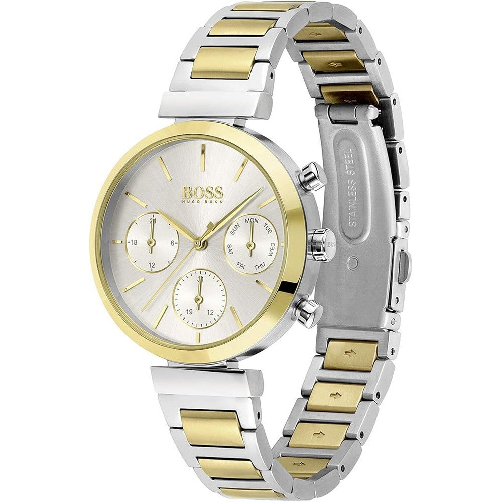 Hugo Boss Flawless Analogue Quartz Two tone Stainless Steel Strap Women's Watch 1502550