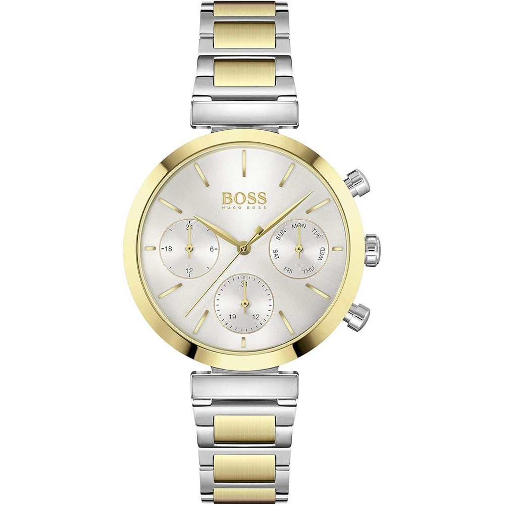 Hugo Boss Flawless Analogue Quartz Two tone Stainless Steel Strap Women's Watch 1502550 Hugo Boss