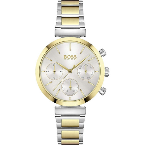 Hugo Boss Flawless Analogue Quartz Two tone Stainless Steel Strap Women's Watch 1502550 Hugo Boss