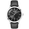 Hugo Boss 1513611 Officer Black Analog Leather Men's Watch