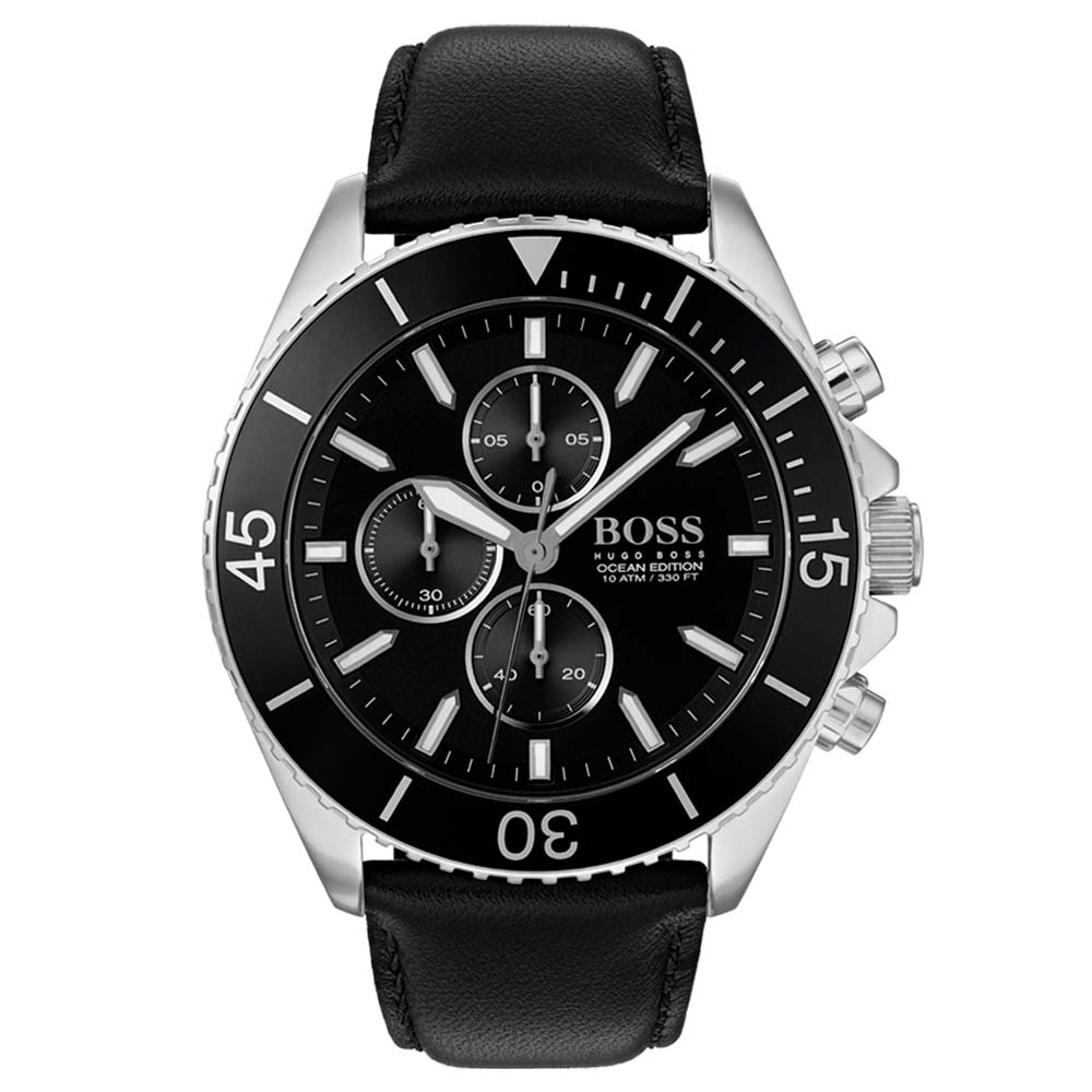 Hugo Boss 1513697 Ocean Edition Chronograph Stainless Steel Strap Men's Watch