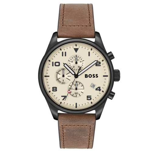 Hugo Boss 1513990 View Chronograph Beige Dial Men's Watch