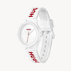 Hugo Boss 1540164 Lit White RubSiliconeber Strap