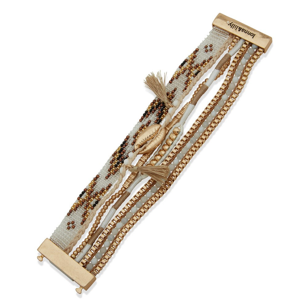 LONNA & LILLY 15B00124 Boho Multi-Row Bracelet