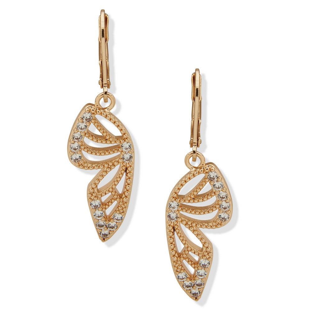 LONNA & LILLY 15G00544 Wing Crystal Drop Earring