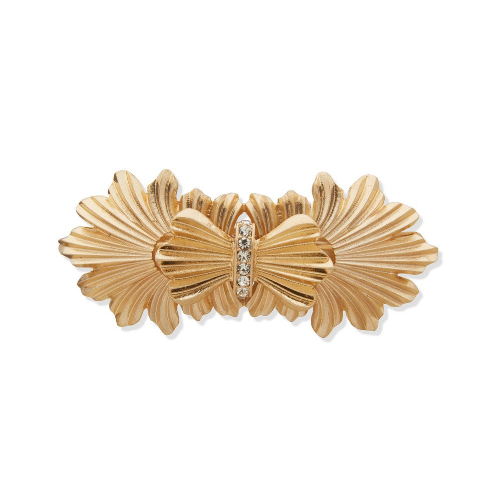 LONNA & LILLY 15H00118 Gold Bow Statement Hair Clip