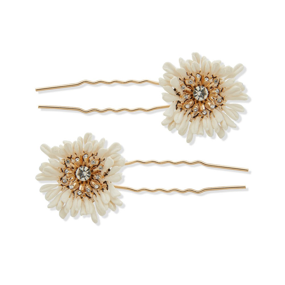 LONNA & LILLY 15H00127 Flower Burst Hair Pins (Set of 2)