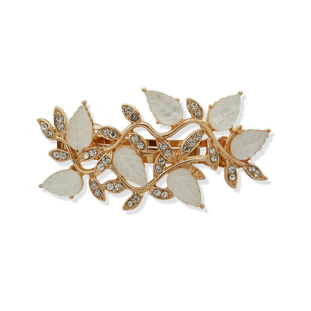 Lonna Lilly 15H00132  Crystal Leaf Hair Barrette