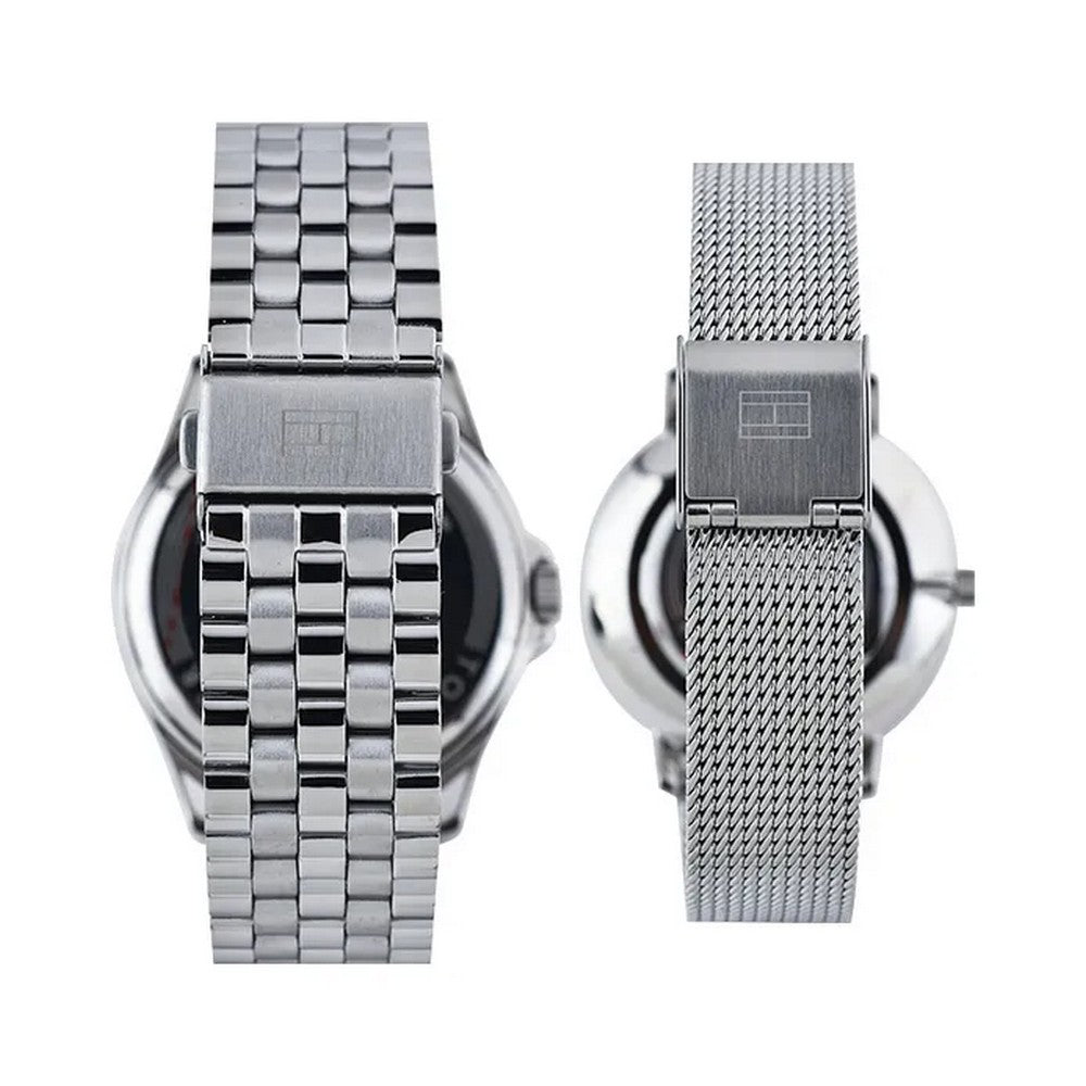 1770024,Tommy Hilfiger Classic Black Leather Watch 