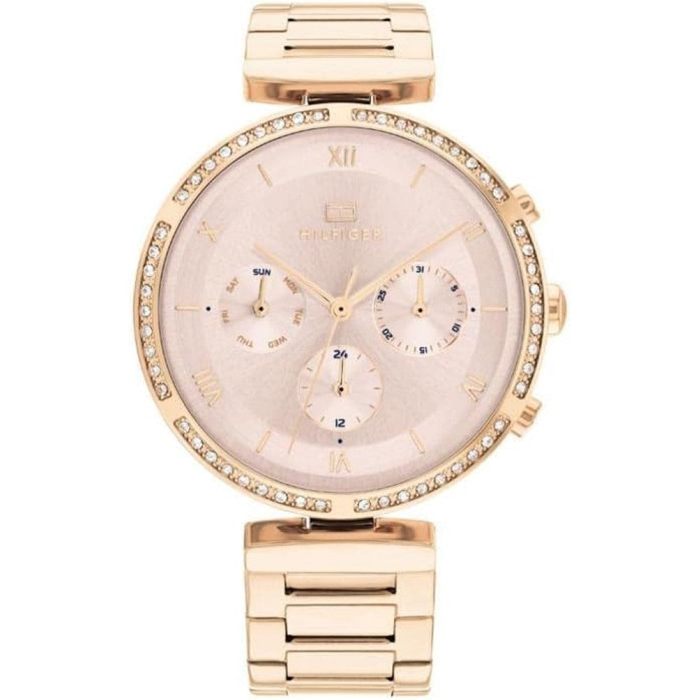 Tommy Hilfiger 1782391  Analogue Multifunction Quartz Watch for women with Gold colored Stainless Steel bracelet Tommy Hilfiger