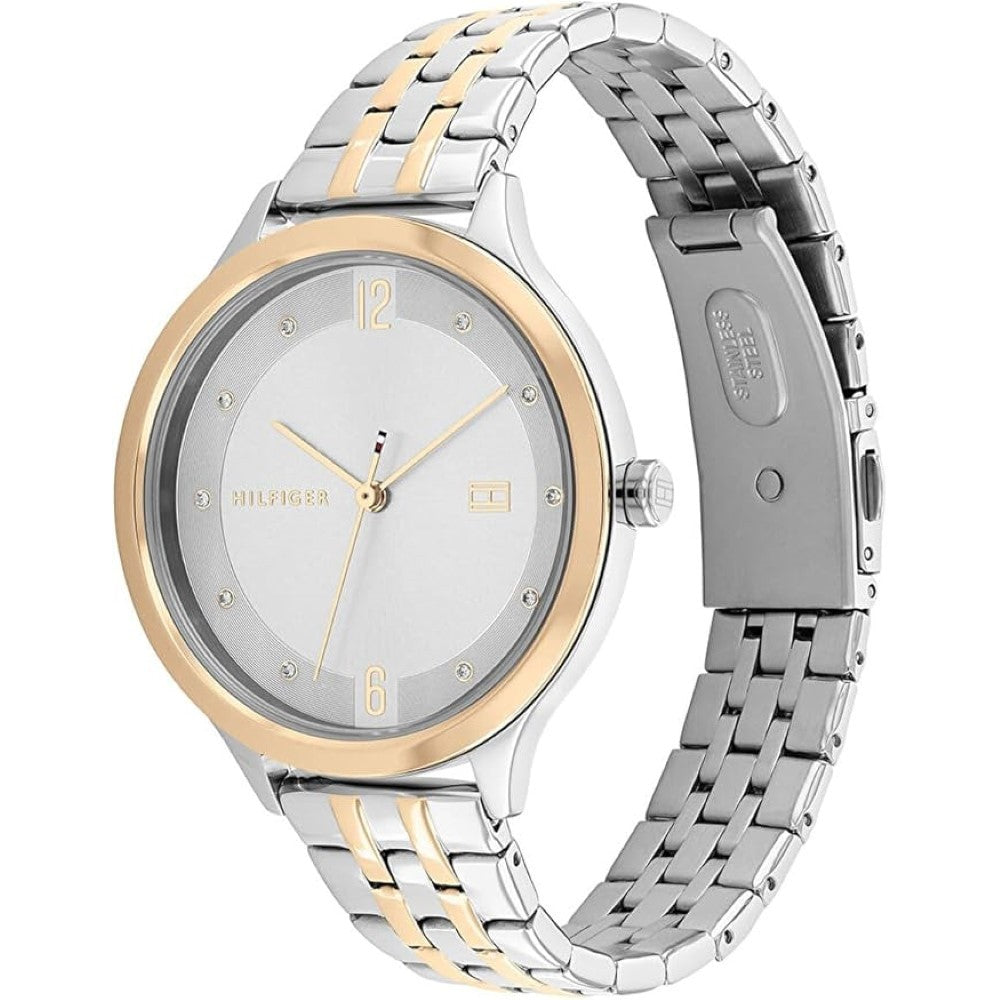 Tommy Hilfiger  1782434 Women's Quartz Stainless Steel and Link Bracelet Watch Color Silver Tommy Hilfiger