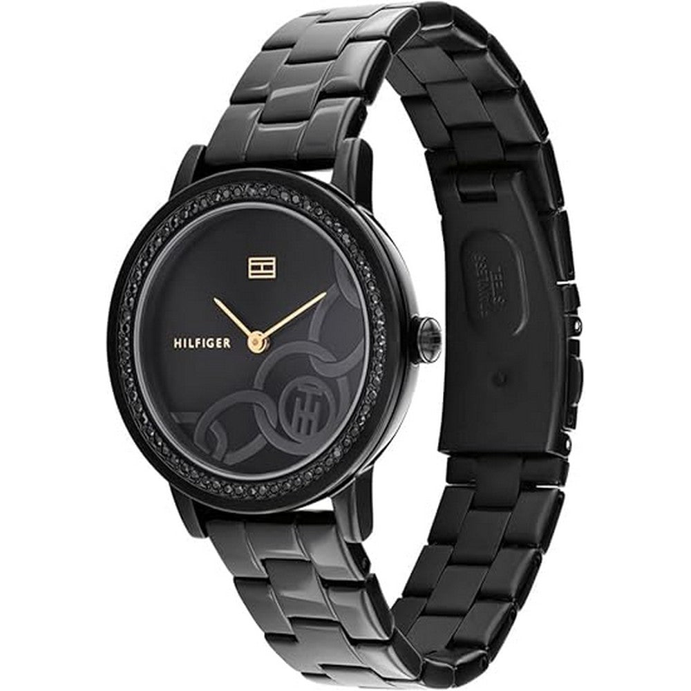 Tommy Hilfiger 1782438 Analogue Quartz Black Stainless Steel Women's Watch