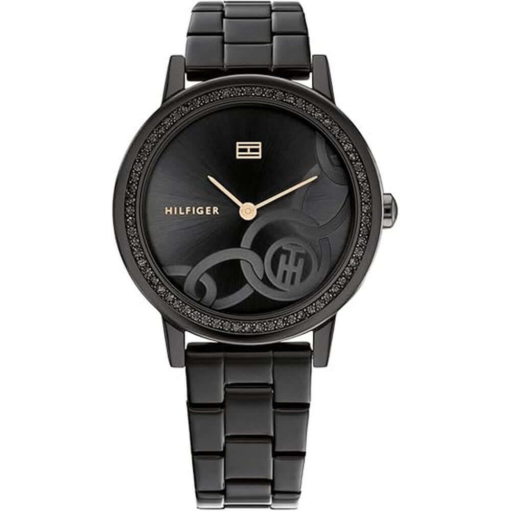 Tommy Hilfiger 1782438 Analogue Quartz Black Stainless Steel Women's Watch
