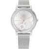 Tommy Hilfiger 1782439 Grey Dial Stainless Steel Mash Band Women's Watch Tommy Hilfiger