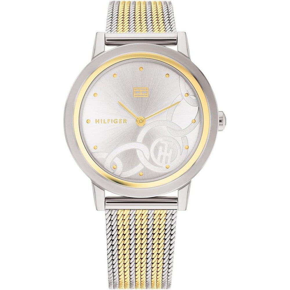 Tommy Hilfiger 1782440 Silver Dial Mash Band Quartz Women's Watch