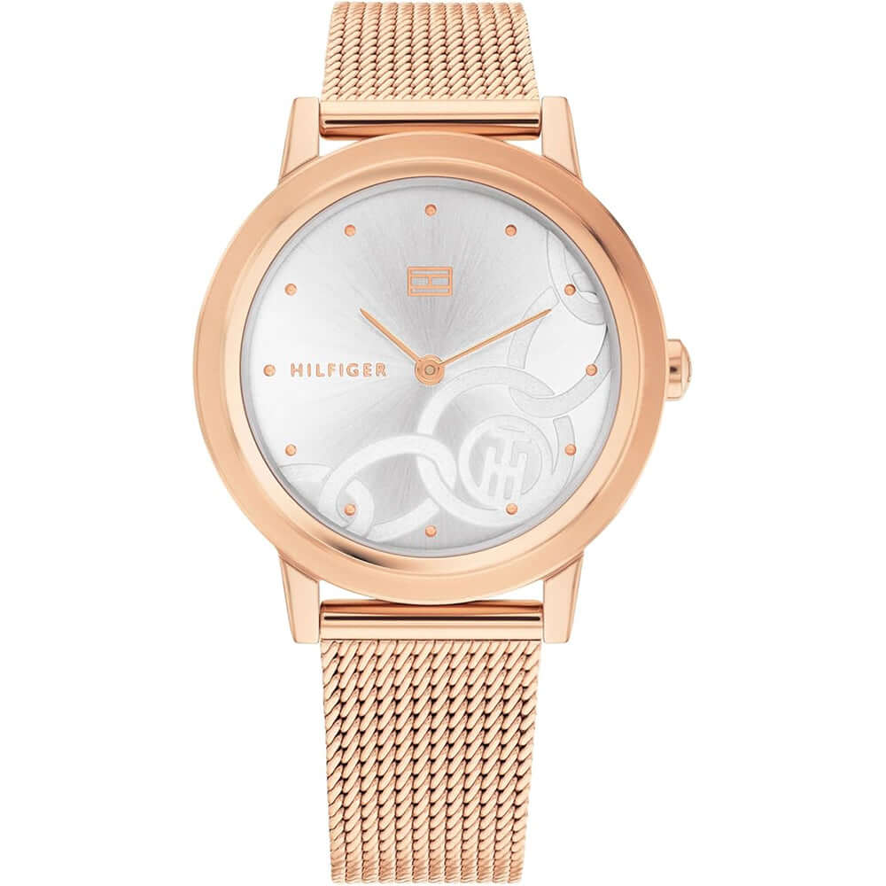 Tommy Hilfiger 1782441 Analogue Quartz Silver Dial Mash Band Women's Watch Tommy Hilfiger