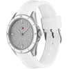 Tommy Hilfiger 1782478 Geay Dial Silicone Strao Women's Watch Tommy Hilfiger