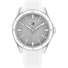 Tommy Hilfiger 1782478 Geay Dial Silicone Strao Women's Watch Tommy Hilfiger