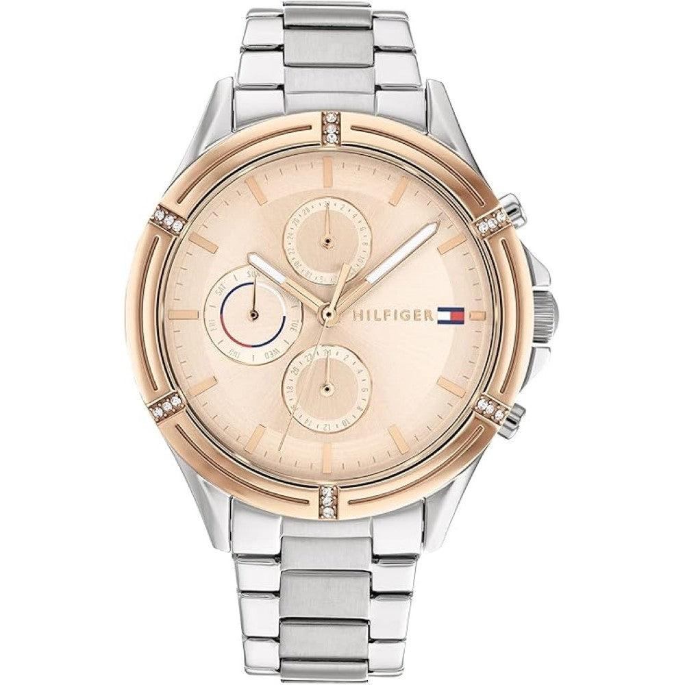 Tommy Hilfiger 1782503 Analogue Multifunction Quartz Watch for women with Carnation gold colored Stainless Steel bracelet Tommy Hilfiger