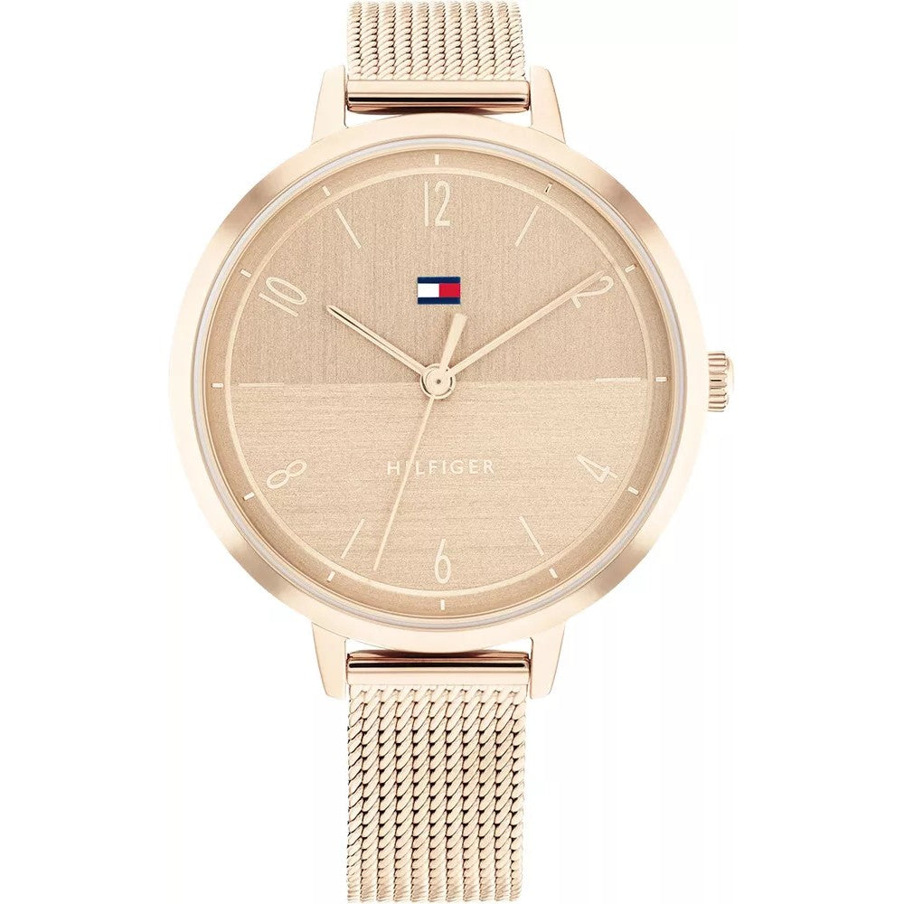 Tommy Hilfiger Florence Women’s Rose-Gold Mesh Watch 1782580 – 38 mm