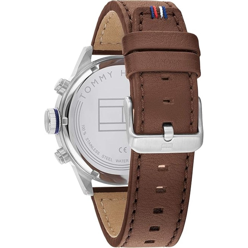 Tommy Hilfiger 1791807 Analogue Multifunction Quartz Watch for Men with Stainless Steel or Silicone Bracelet