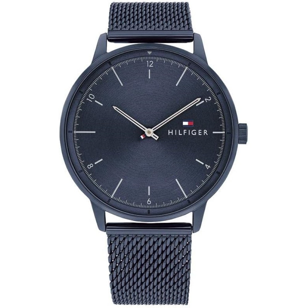 Tommy Hilfiger 1791841  Men's Qtz Stainless Steel and Leather Strap Casual Watch Tommy Hilfiger