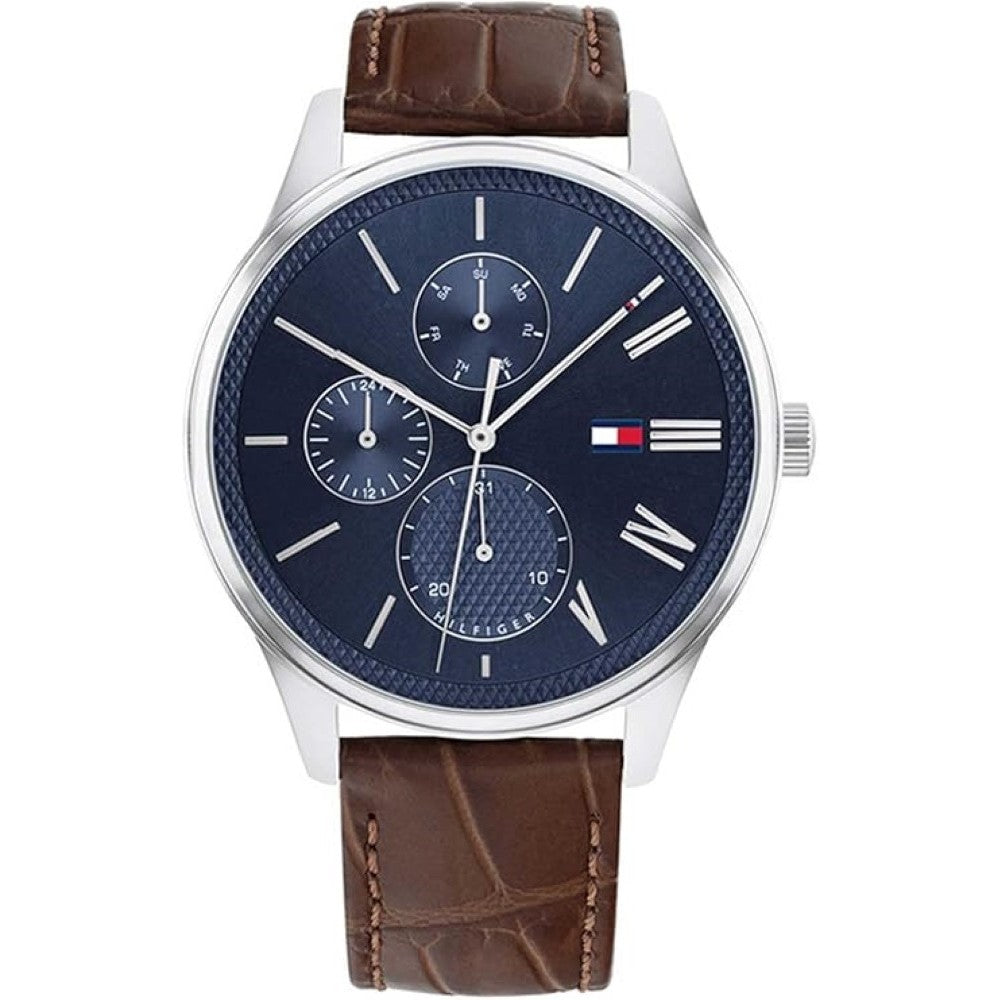 Tommy Hilfiger  1791847 Men's Quartz Stainless Steel and Mesh Bracelet Casual Watch Color Silver.