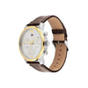 Tommy Hilfiger 1791884 Silver Dial Brown Leather Strap Men's Watch Tommy Hilfiger