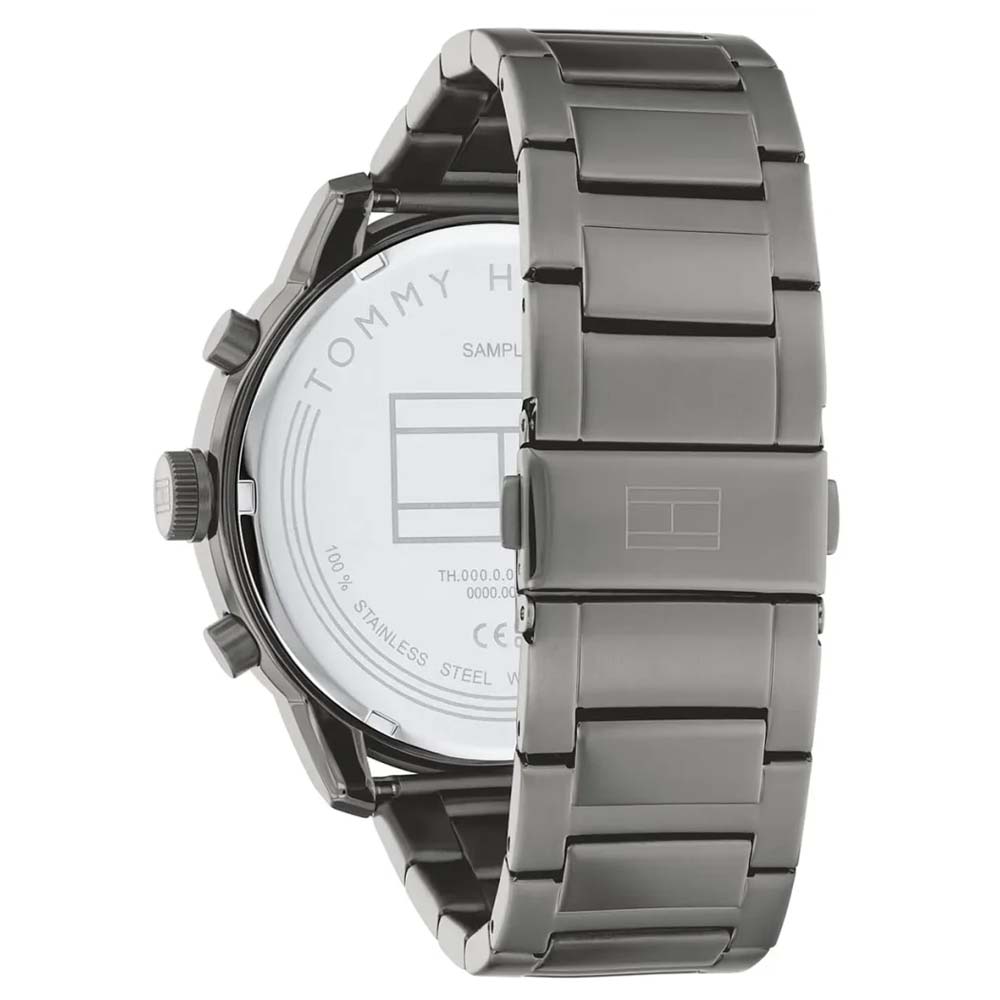 Tommy Hilfiger Wild Men’s Chronograph Watch 1792071 – Grey Dial, Steel Band, 50 mm