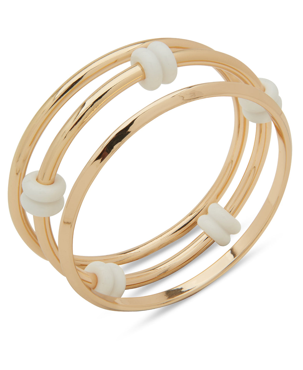 Nine West Gold Coil Textured Bangle