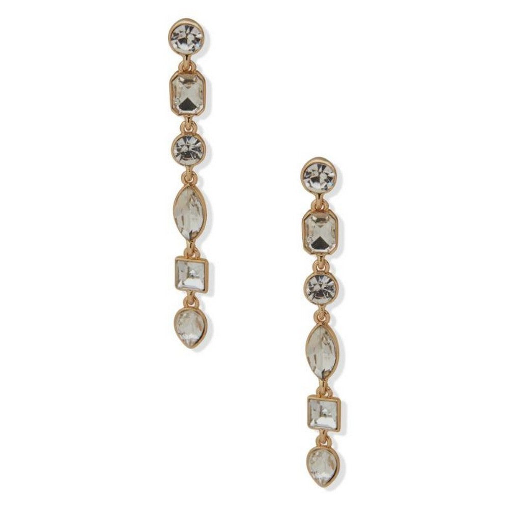 Nine West Jewelry 19G01300 A charm earring with multiple small, delicate charms.