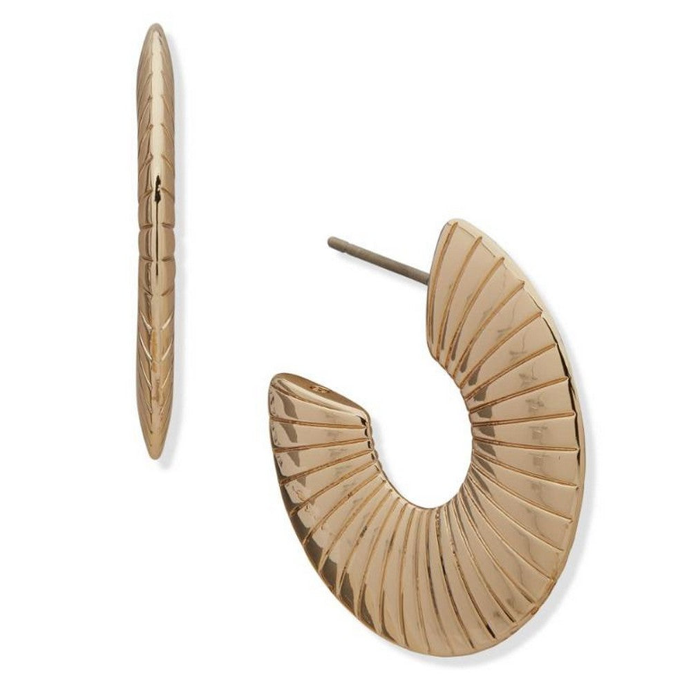Nine West Jewelry 19G01333 Gold Tone Hoop Earrings NINE WEST