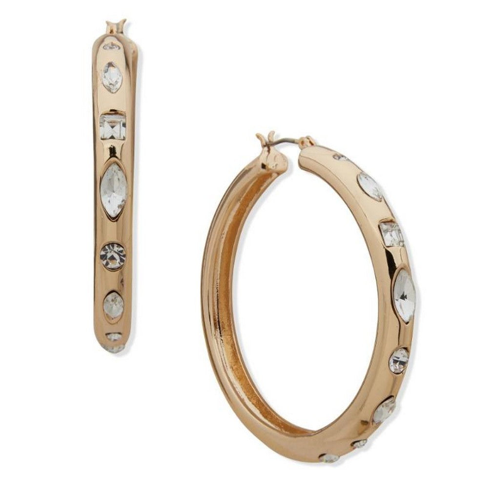 Nine West Jewelry 19G01356 gold-tone hoop earring