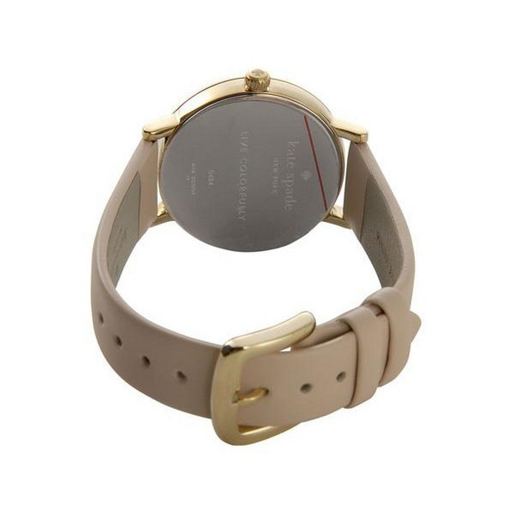 KATE SPADE 1YRU0484 New York Beige Dial Beige Leather Women's Watch