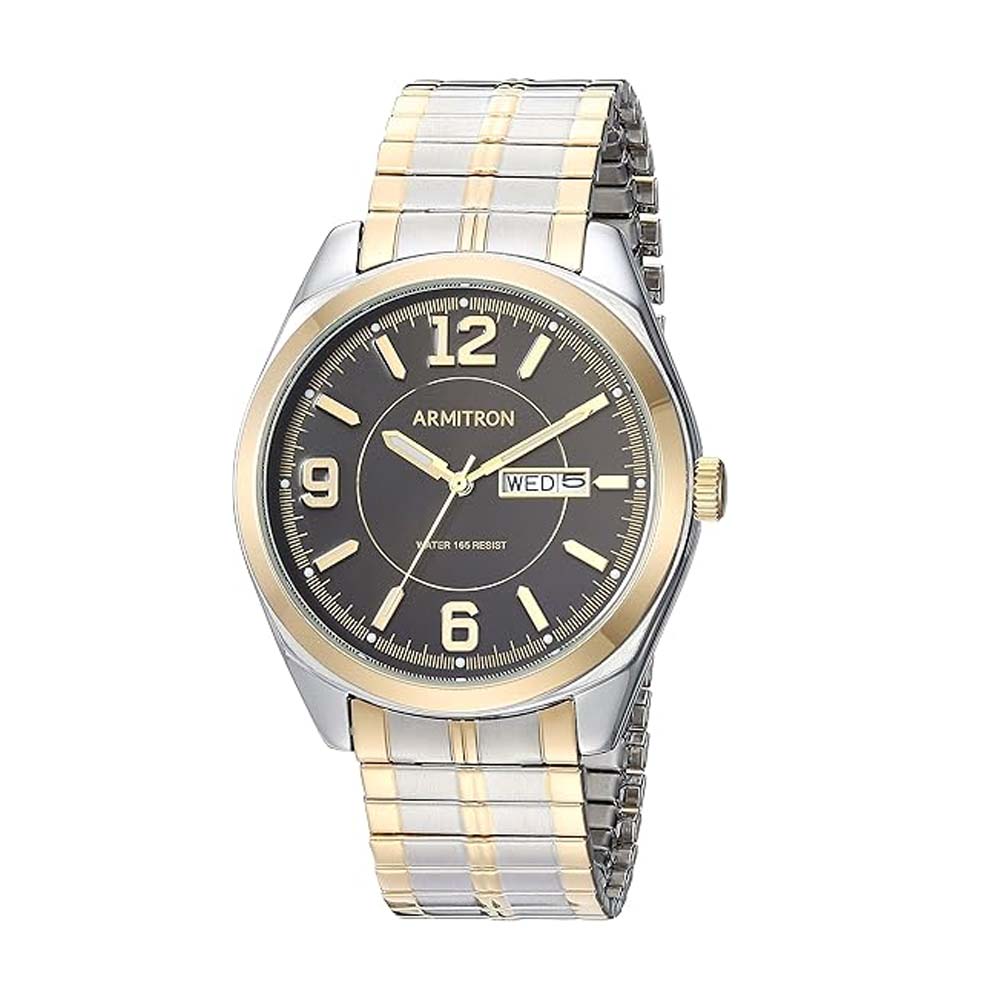 Armitron 20-4591BKTT Men's Day-Date Function Expansion Band Watch