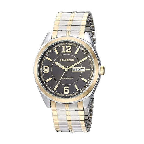 Armitron 20-4591BKTT Men's Day-Date Function Expansion Band Watch