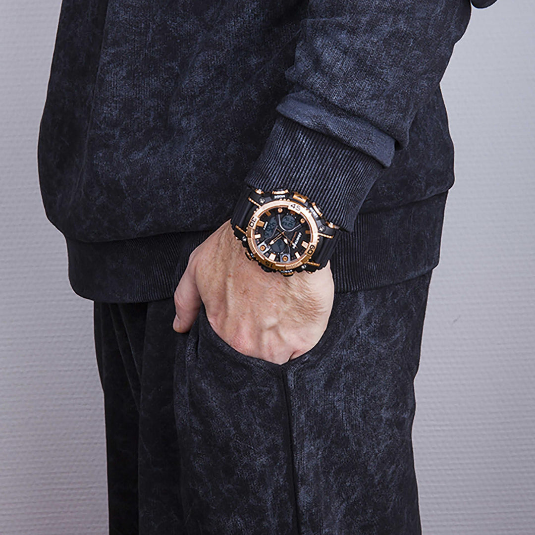 Armitron 20/5108BRG Dual Sports Analogue Digital Resin Strap Men's Watch