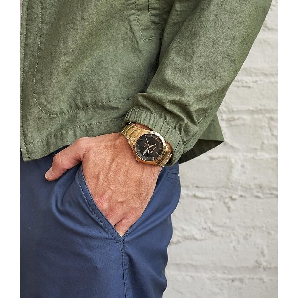 Armitron 20/5174BKGP 42mm  Black Dial Quartz Analog-Men's Watch ARMITRON