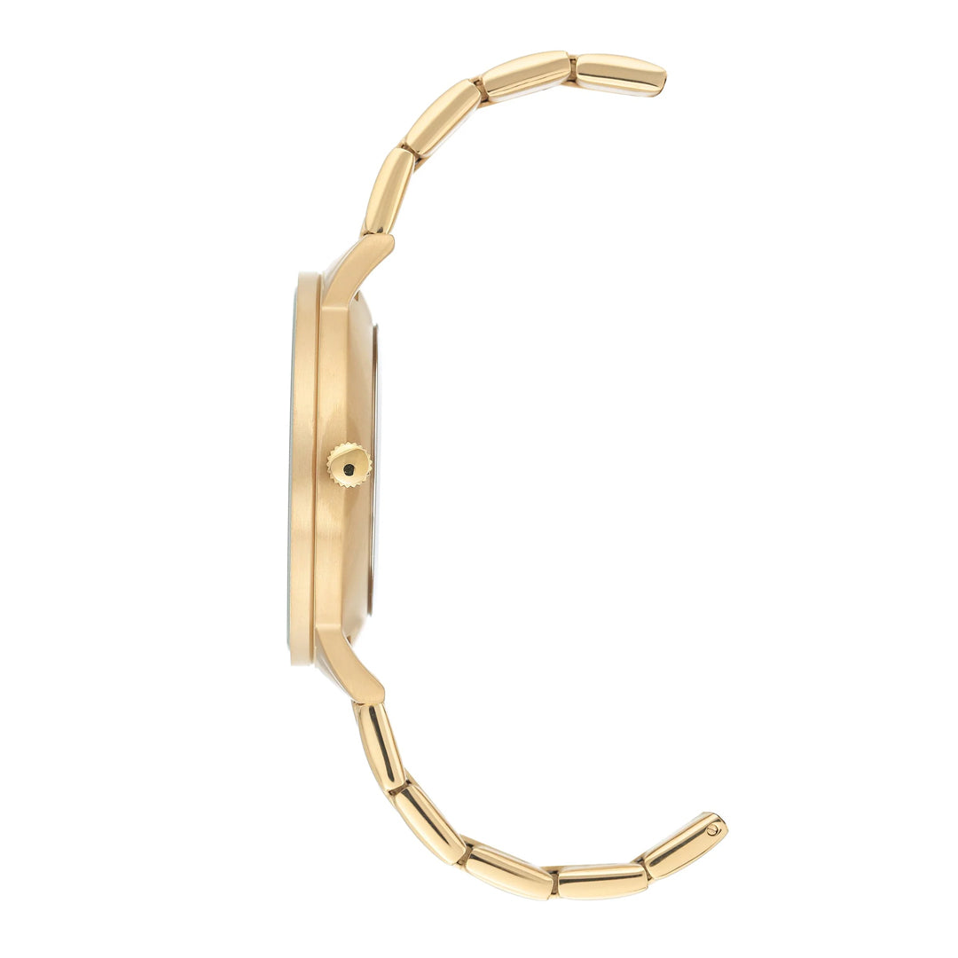 Armitron 20/5299WTGP Multi-Function Dial Gold-Tone Men's Bracelet Watch