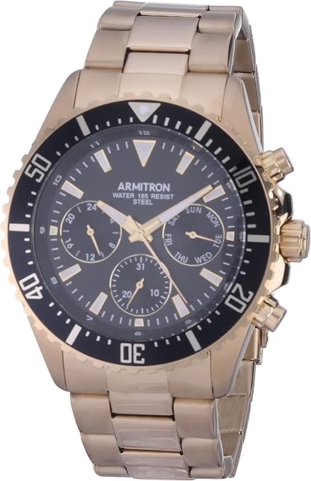 Armitron 20-5351BKGP Multi-Function Men's Watch