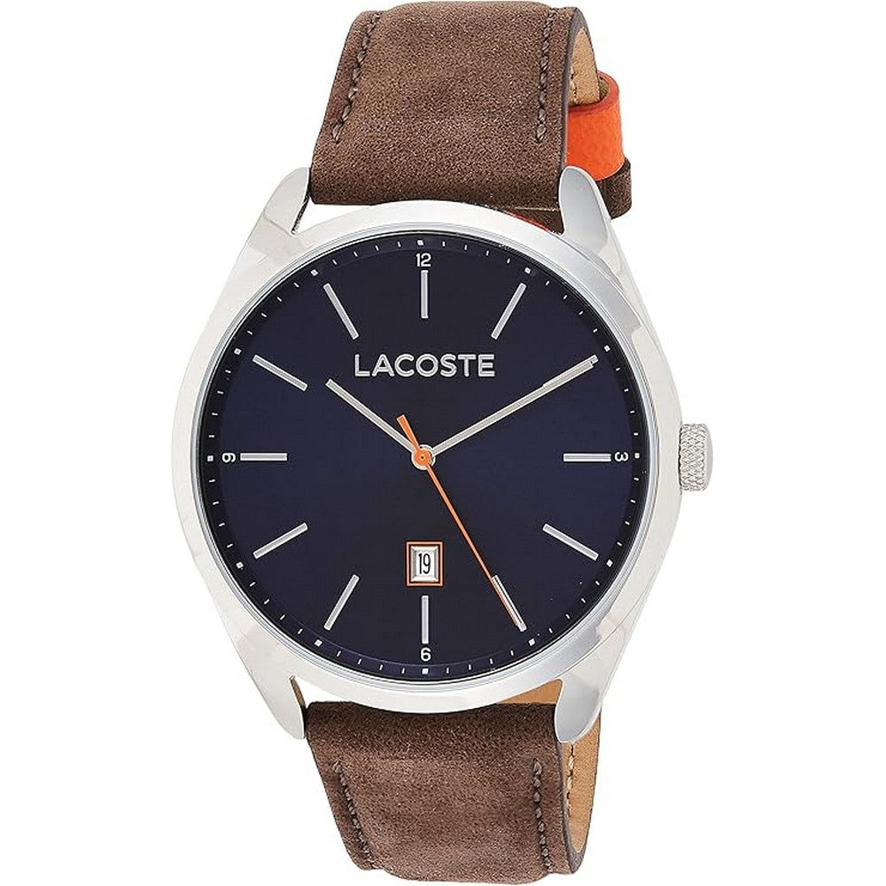 LACOSTE 2010910 Blue Dial Brown Nubuck Men's Watch