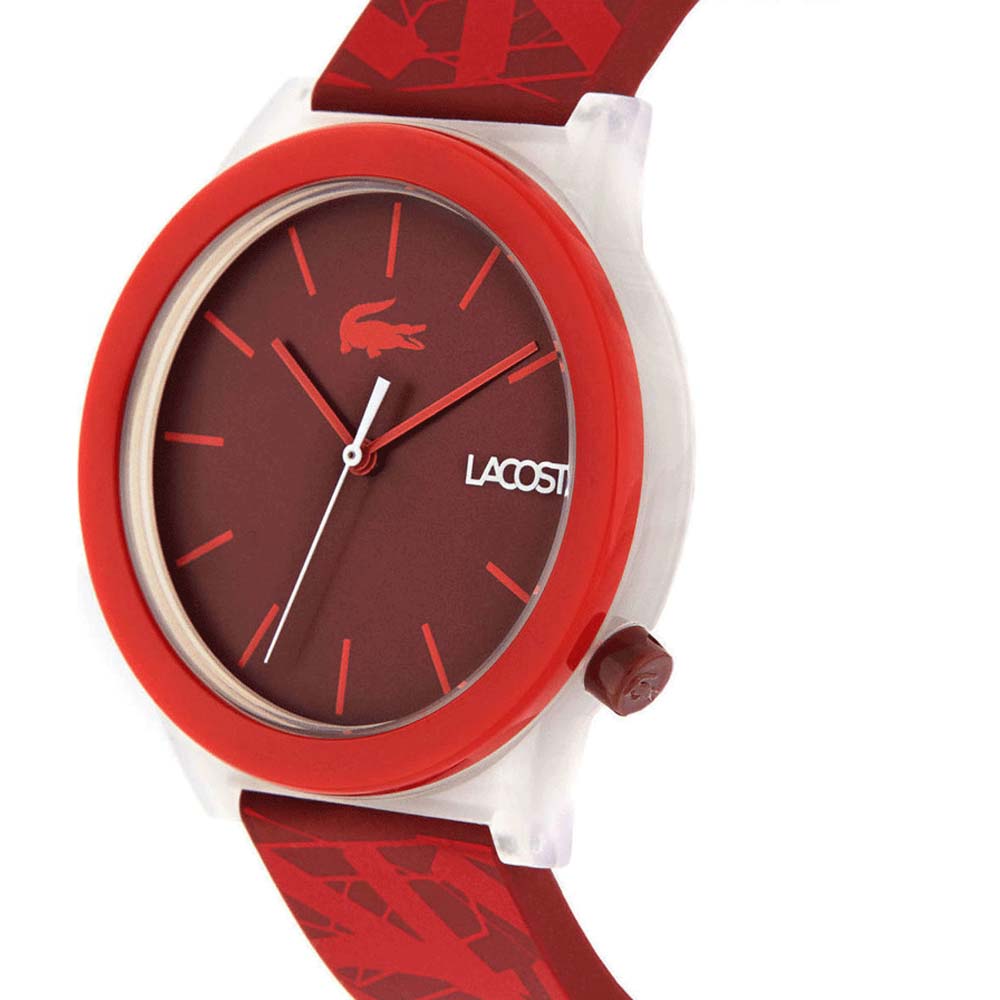 LACOSTE 2010933 Analogue Quartz Red Silicone Men's Watch Lacoste