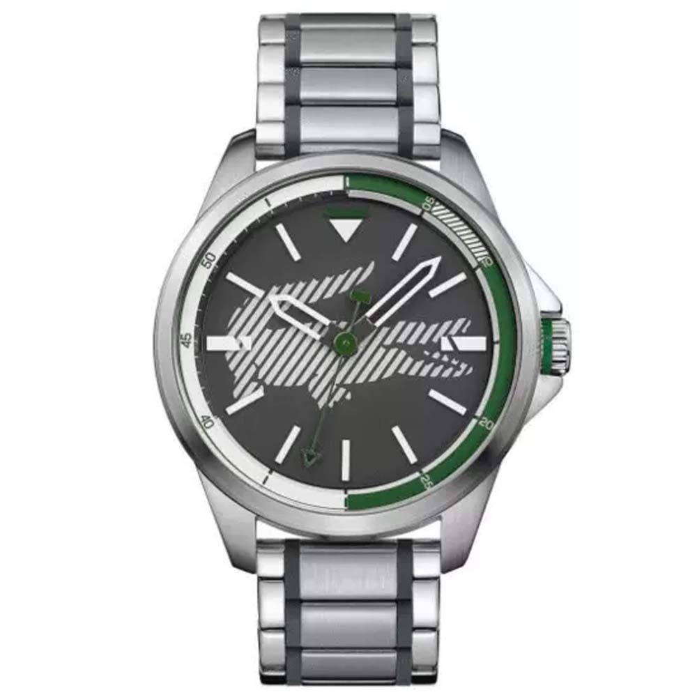 LACOSTE 2010943 Gray Dial Stainless Steel Band Men's Watch