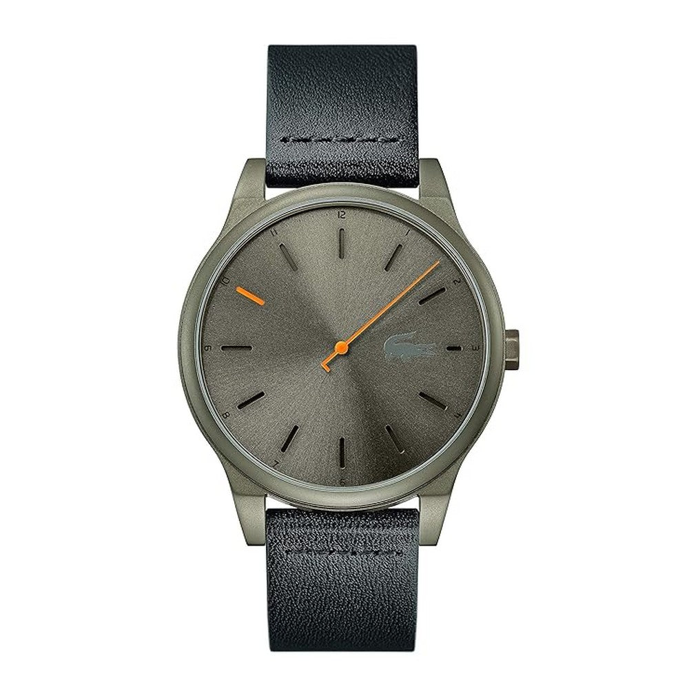 LACOSTE 2011001 Kyoto Gray Dial Black Strap Men's Watch