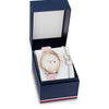 Tommy Hilfiger 2770152 Gift Set White Dial Pink Silicone Strap Women Watch