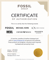 Fossil Group Certificate of Authorization - Genuine products at shopows.pk