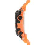 Armitron 40/8284BOR Armitron Men's Digital Chronograph Black and Orange Resin Strap Watch