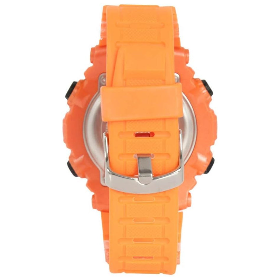 Armitron 40/8284BOR Armitron Men's Digital Chronograph Black and Orange Resin Strap Watch